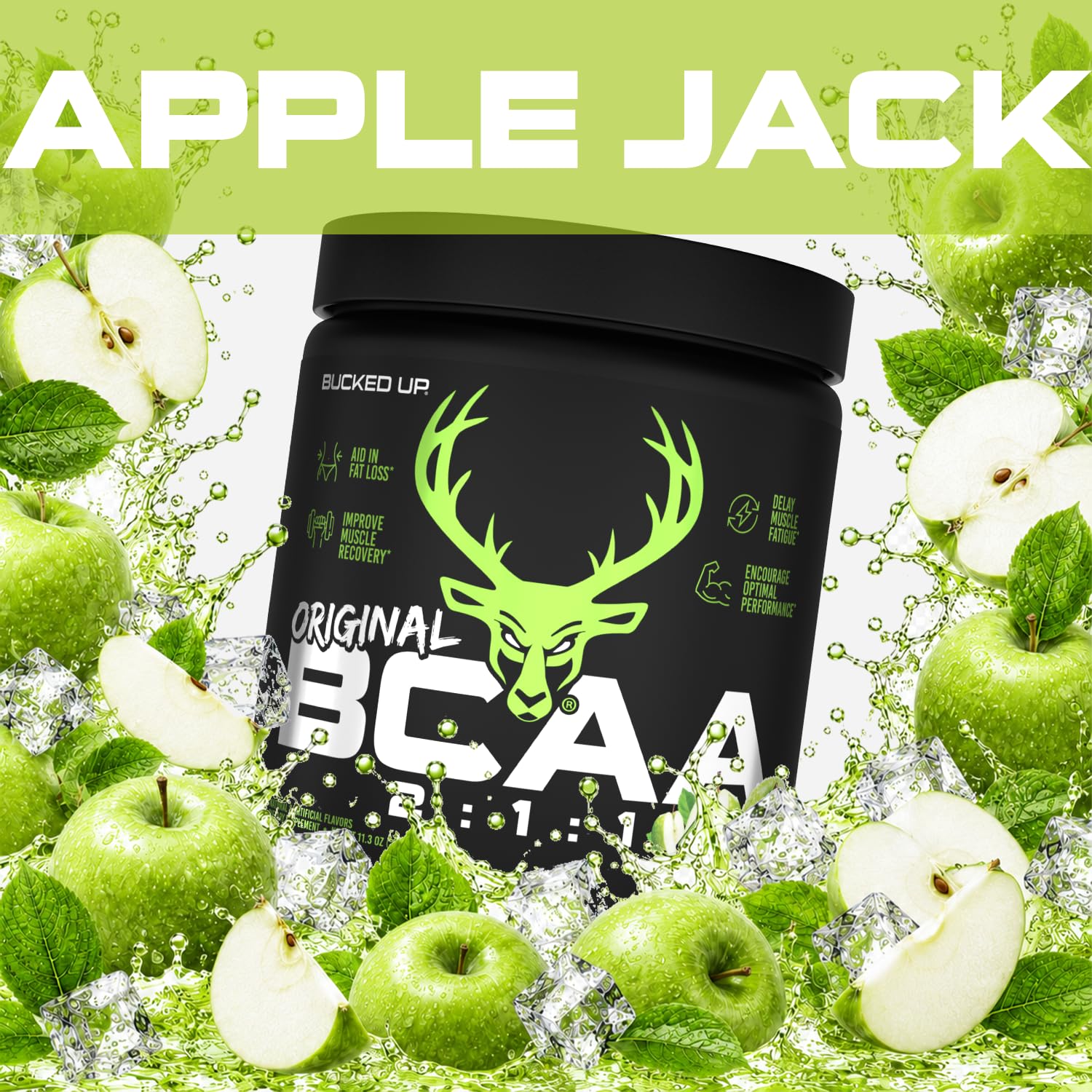 Bucked Up supplement label nutrition facts showing ingredient transparency