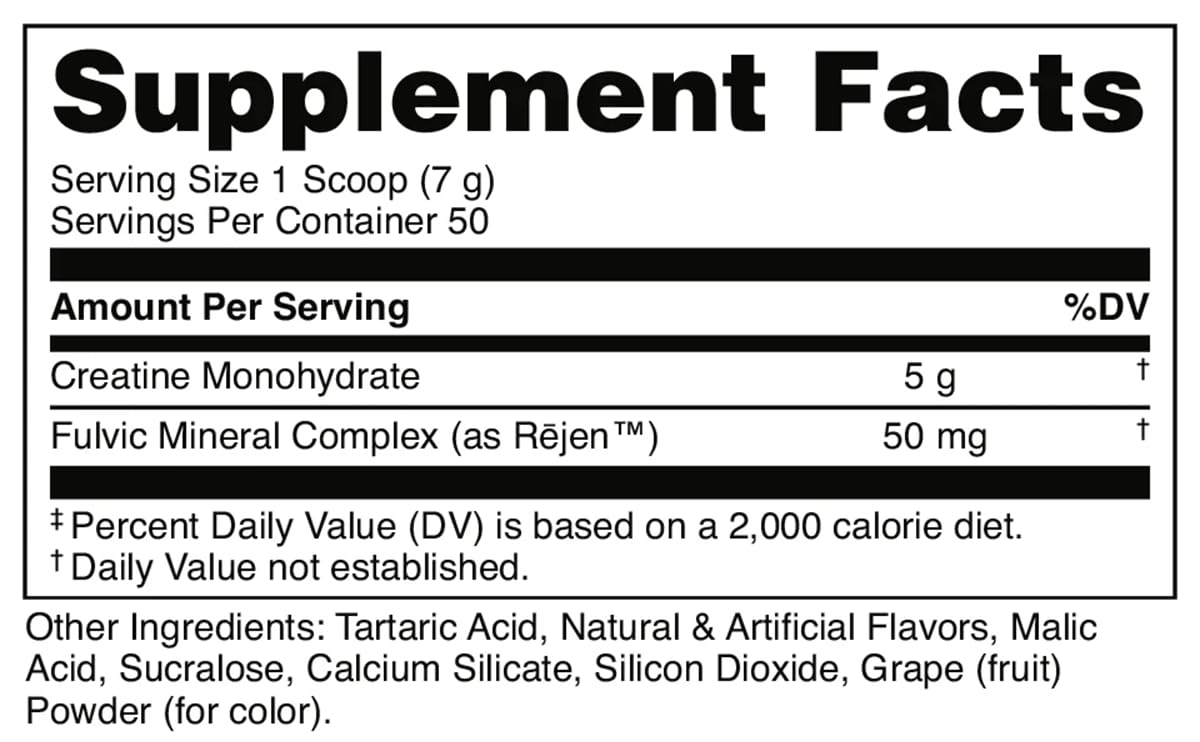 Bucked Up scoop close-up displaying measured 5g serving for consistency
