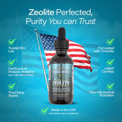 All-natural zeolite formula manufactured in the USA