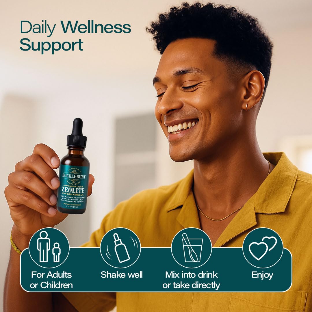 Easy-to-use liquid suspension for daily detox and immune support