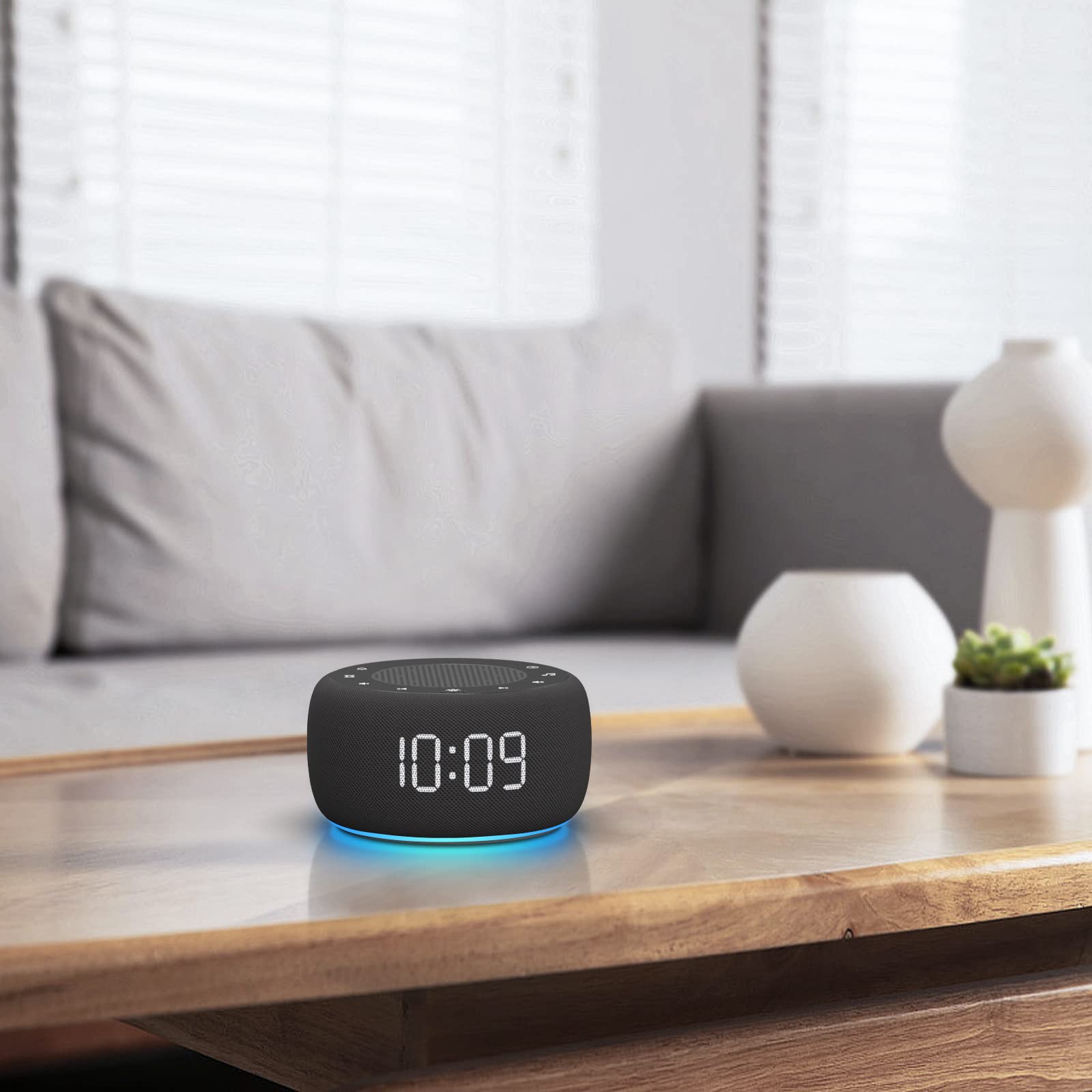 Buffbee 18 soothing sounds list visual emphasizing white noise and nature options