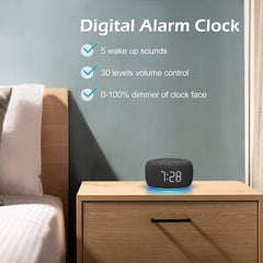 Buffbee sleep timer interface illustrating 15-120 minute automatic shutoff