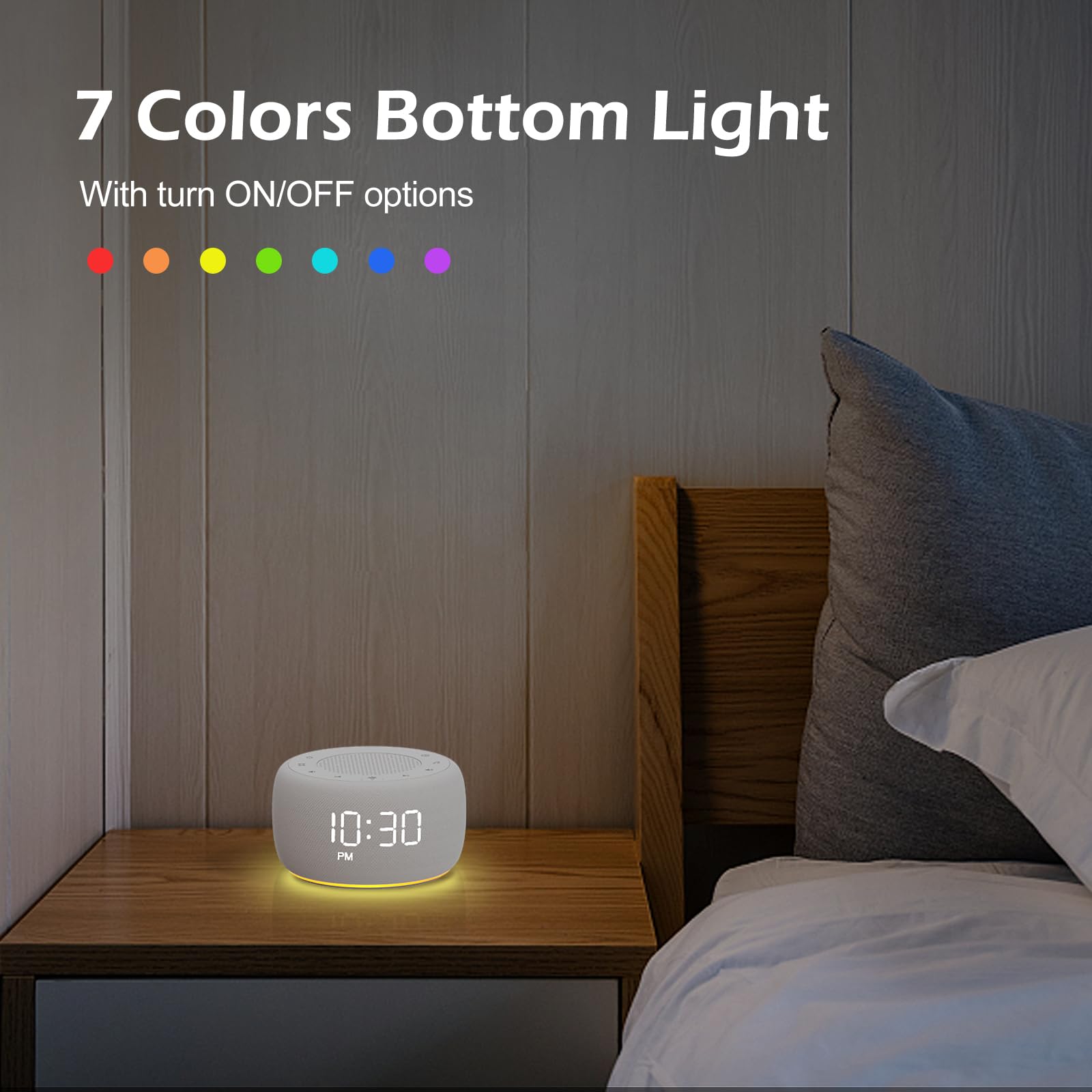 Buffbee 2-in-1 compact nightstand setup for easy wakeups.