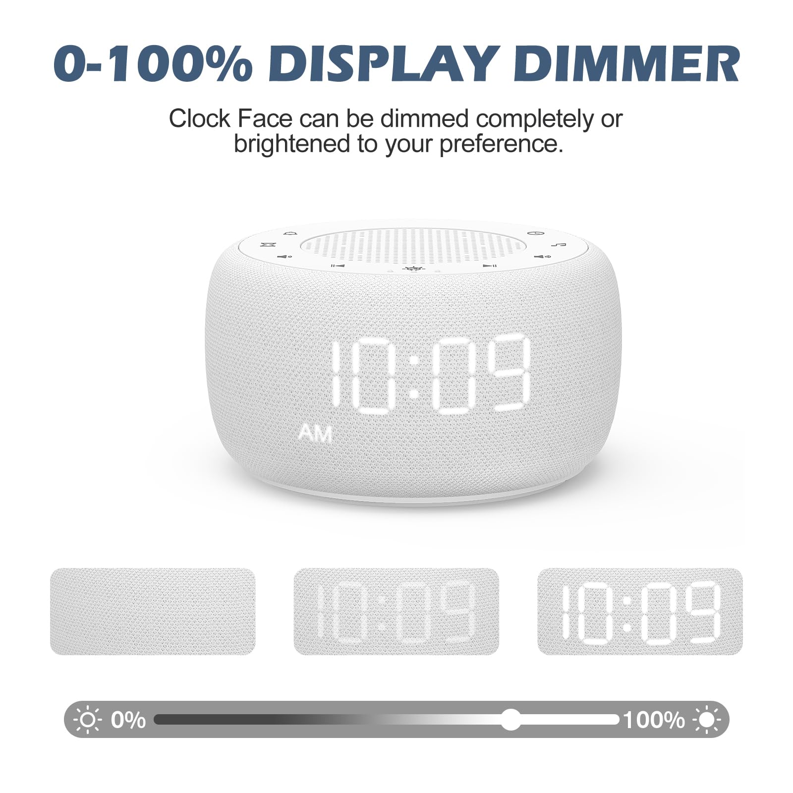 Buffbee 2-in-1 sleep sounds panel offering 18 soothing options.