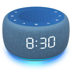Buffbee sound machine front view shows a compact bedside device for easy use