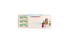 Bufo Rana 30C homeopathy pellets in a 2-dram vial, pack of 3