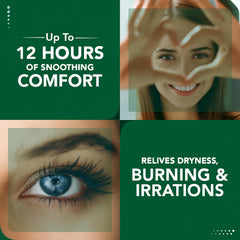 Vitamin B6 infusion visible in the eye drops