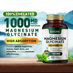 Two capsules of Magnesium Glycinate 1000mg