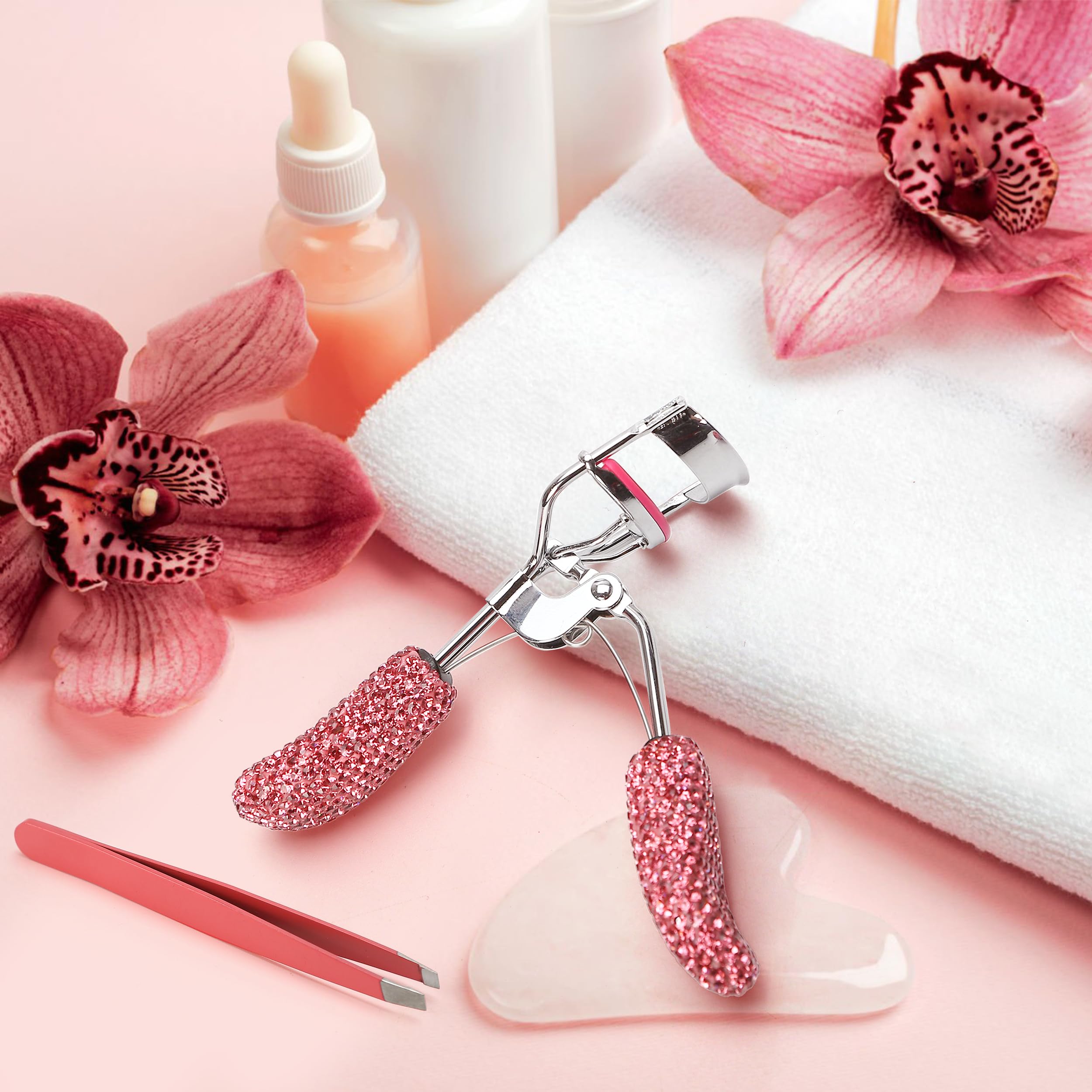 BuleVina lash curler silicone pad protects lashes while curling all day long.