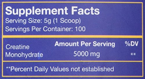 Bulk creatine monohydrate powder illustration