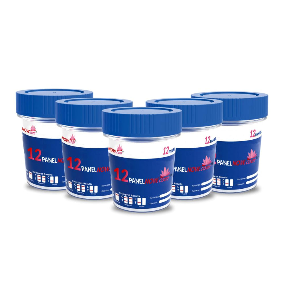 Bulk pack of 25 drug test kits for home, workplace, or clinical use