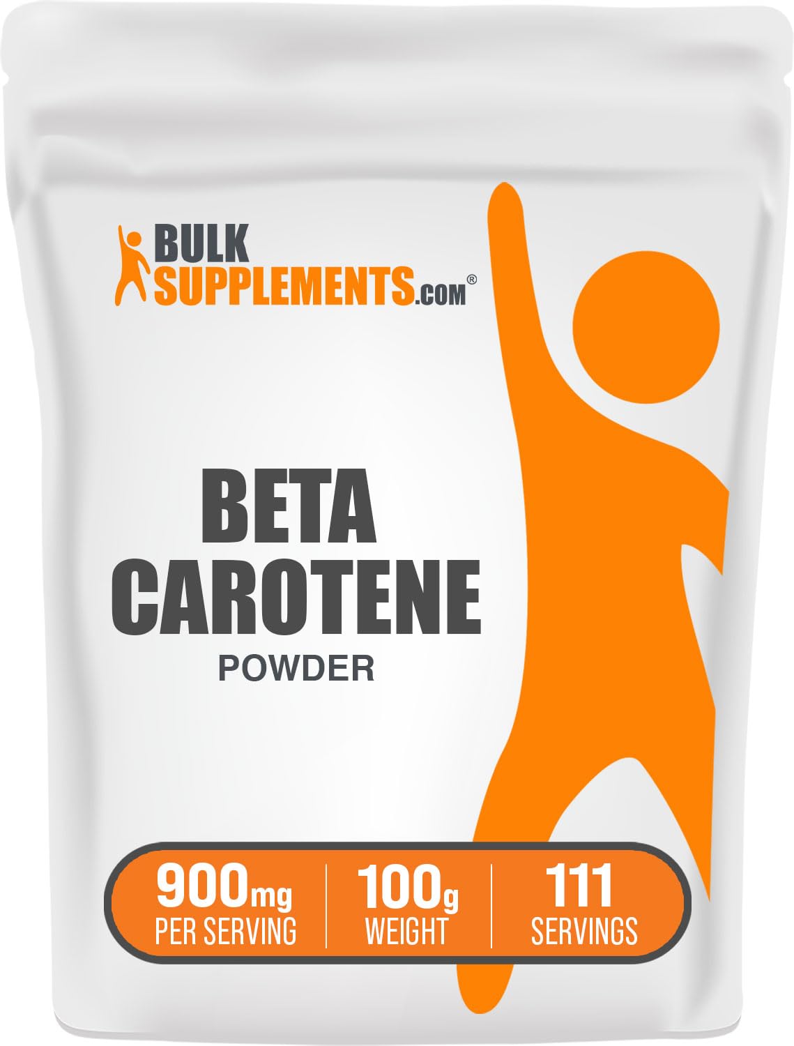 BulkSupplements Beta Carotene Powder 100 g pack