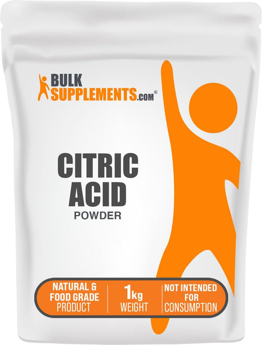 BulkSupplements Citric Acid Powder 1kg