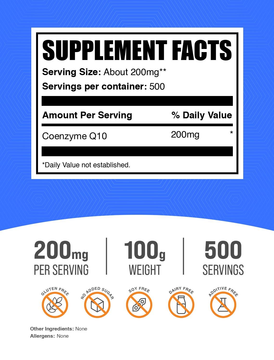 CoQ10 powder form ready to mix