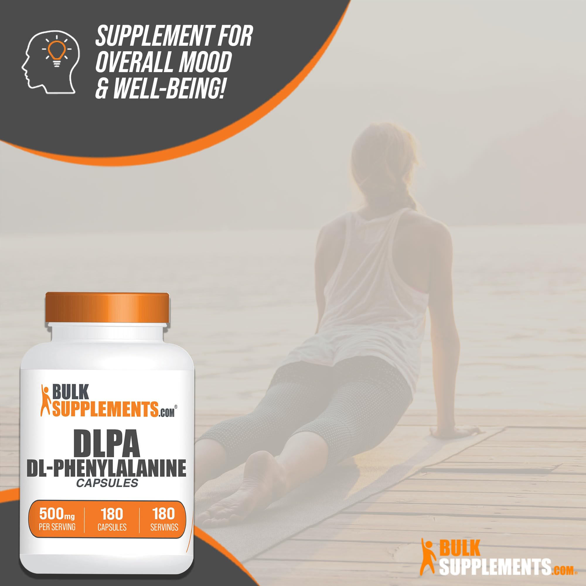 DL-Phenylalanine capsules designed for brain support