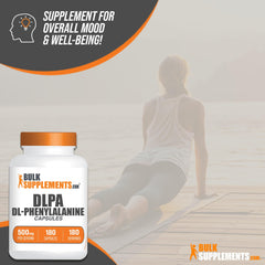 DL-Phenylalanine capsules designed for brain support