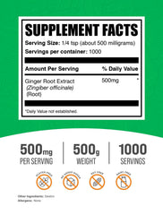 BulkSupplements Ginger Root Powder – Gluten-free ginger supplement
