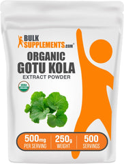 BulkSupplements Organic Gotu Kola Extract Powder - front label