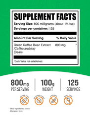 Green Coffee Bean Extract Powder side view