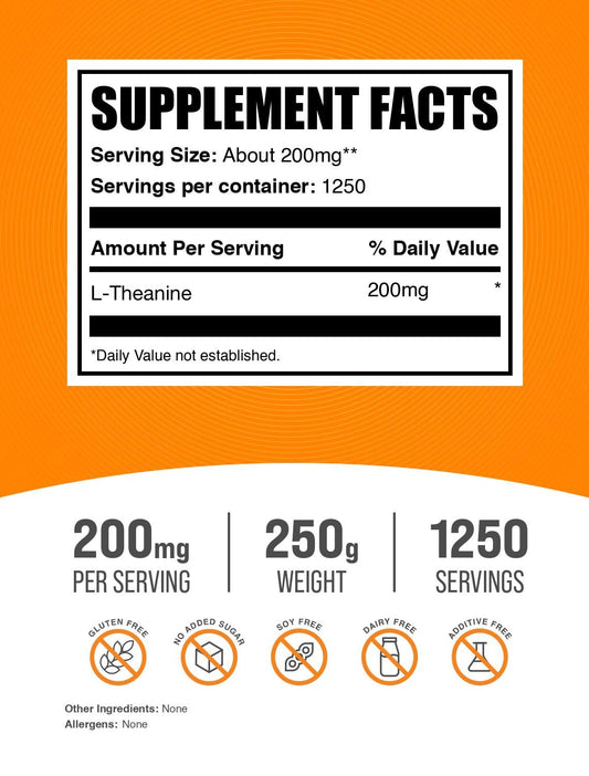L-Theanine powder 200mg per serving
