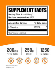 L-Theanine powder 200mg per serving