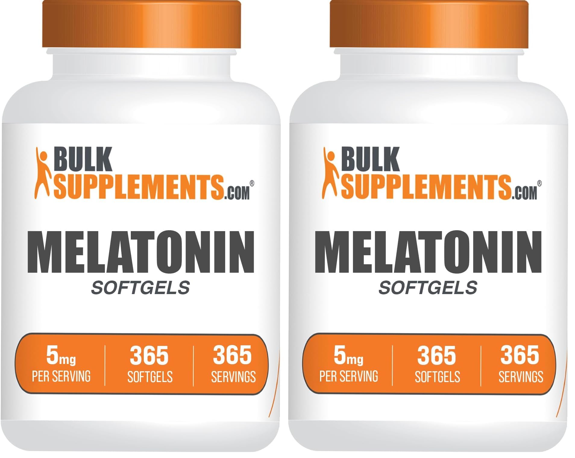 BulkSupplements Melatonin 5 mg Softgels bottle