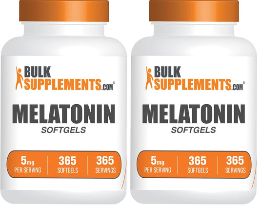 BulkSupplements Melatonin 5 mg Softgels bottle