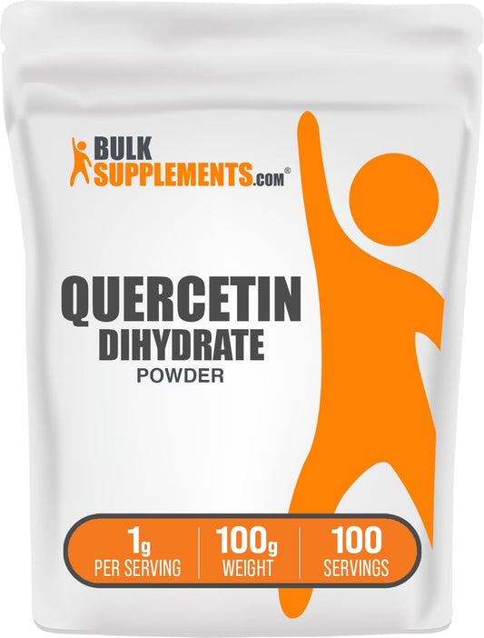 BulkSupplements Quercetin Dihydrate powder 100g pack