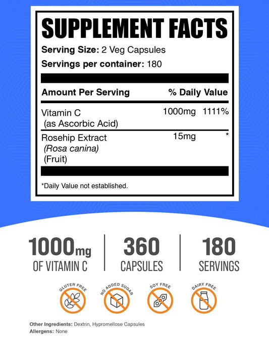 Two easy-to-swallow capsules per serving