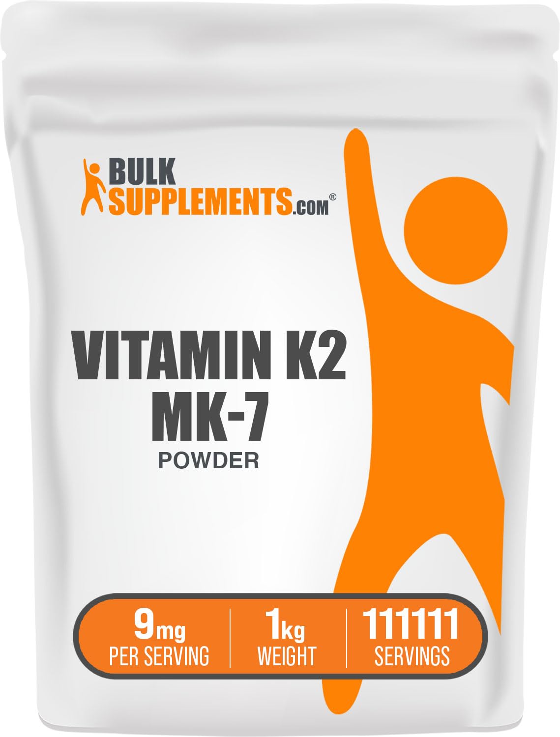 Vitamin K2 MK-7 powder 1kg front view