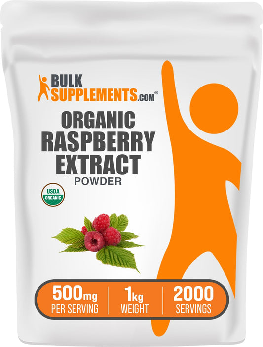 BulkSupplements Organic Raspberry Extract Powder 1kg – hero image
