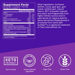 Scooped Bulletproof Dark Chocolate Energy Collagen Protein powder