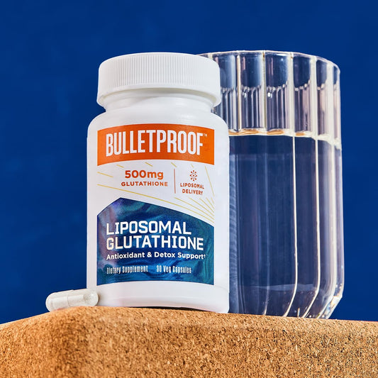 Capsules close-up of Bulletproof Glutathione Force