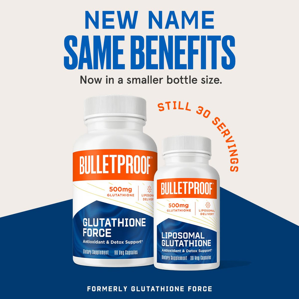 Concept image for liver health and immune support with Glutathione Force