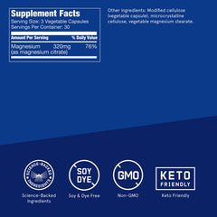 Two Bulletproof Magnesium Capsule bottles (90-count each)