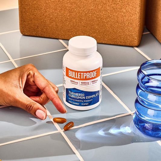 60-count bottle label highlighting inflammation support