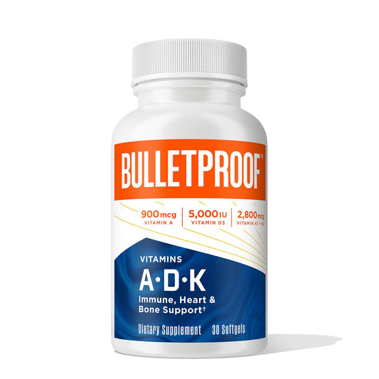 Bulletproof Vitamins A-D-K softgels packaging