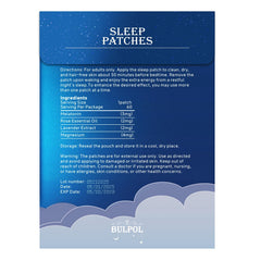 Travel-ready BULPOL Sleep Patches travel pack