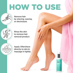 Bump Patrol aftershave used on bikini area with gentle application