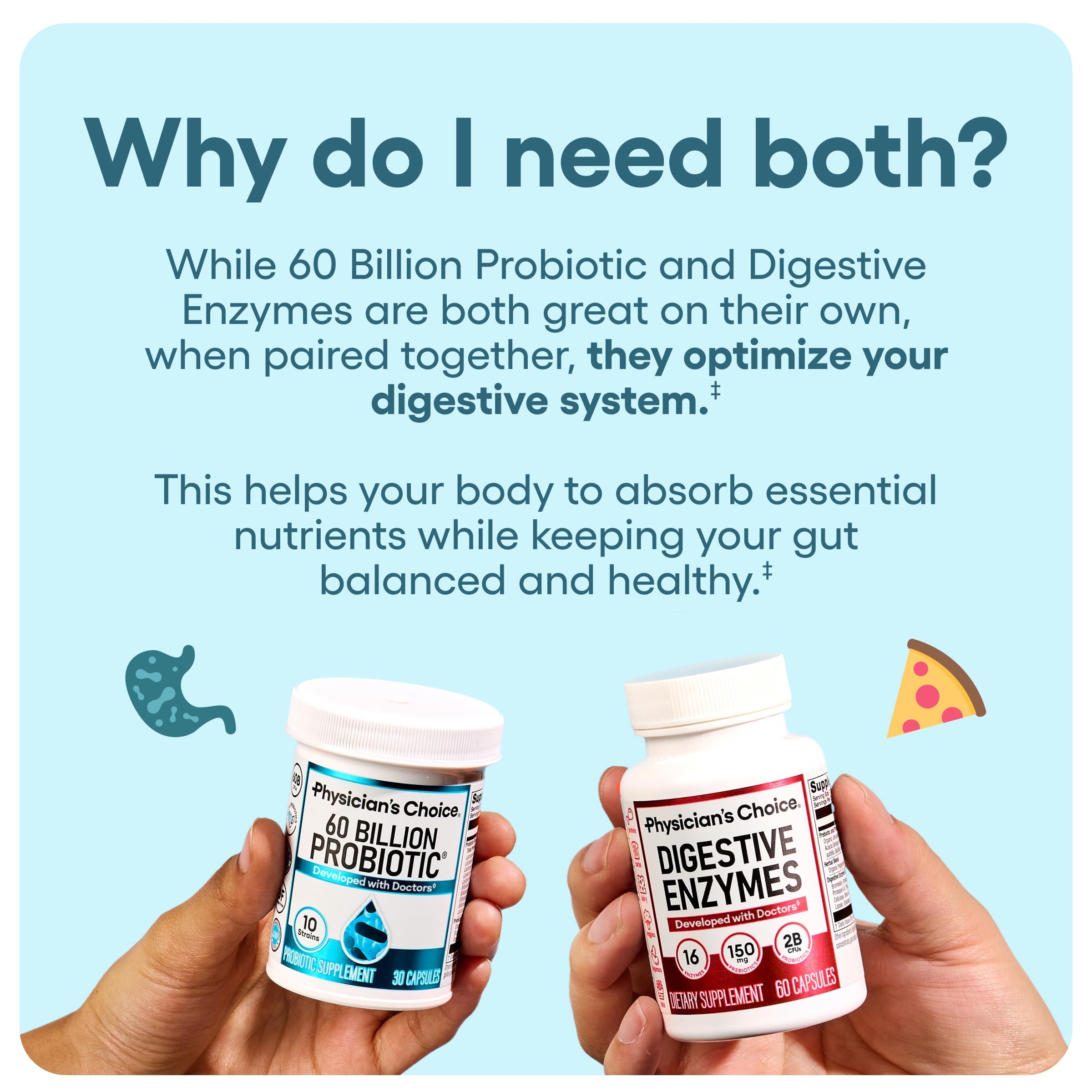 Product packaging and label of the Gut Health Bundle