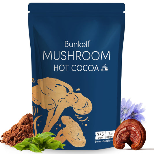 Hero image of Bunkell Mushroom Hot Cocoa in a mug