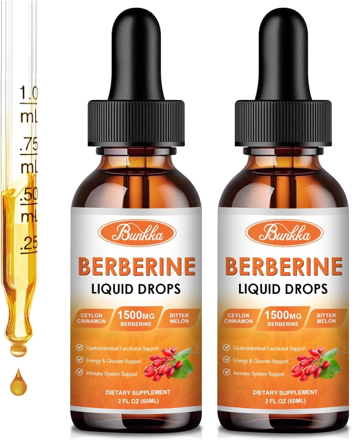 Packaging and seal of Bunkka Berberine Liquid Drops
