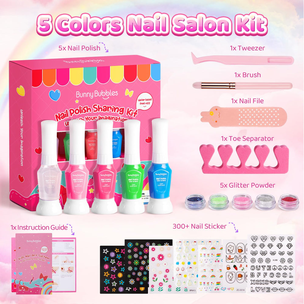 BUNNY BUBBLES toe separators keep toes tidy during polish.