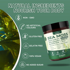 Buporai Sea Moss Gummies packaging and box