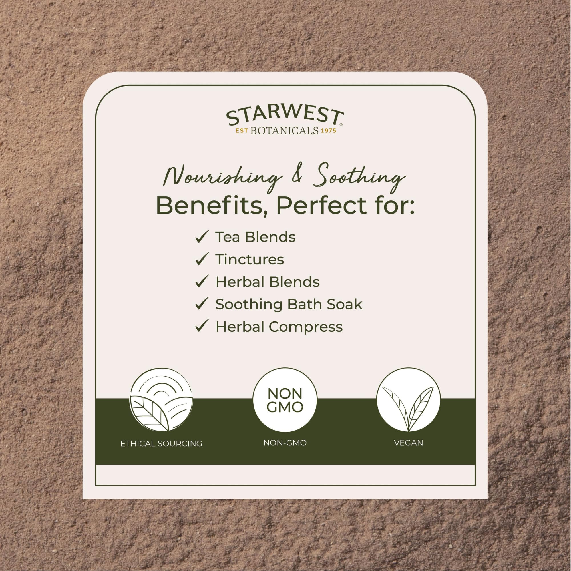 USDA Organic and Kosher certified burdock root powder label