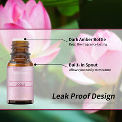 Close-up of amber glass essential oil bottle