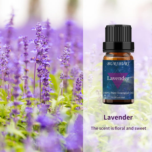 Lavender essential oil (Lavandula angustifolia) – BURIBURI 10ml bottle