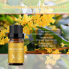 Close-up of BURIBURI essential oil bottle with Golden Laurel label