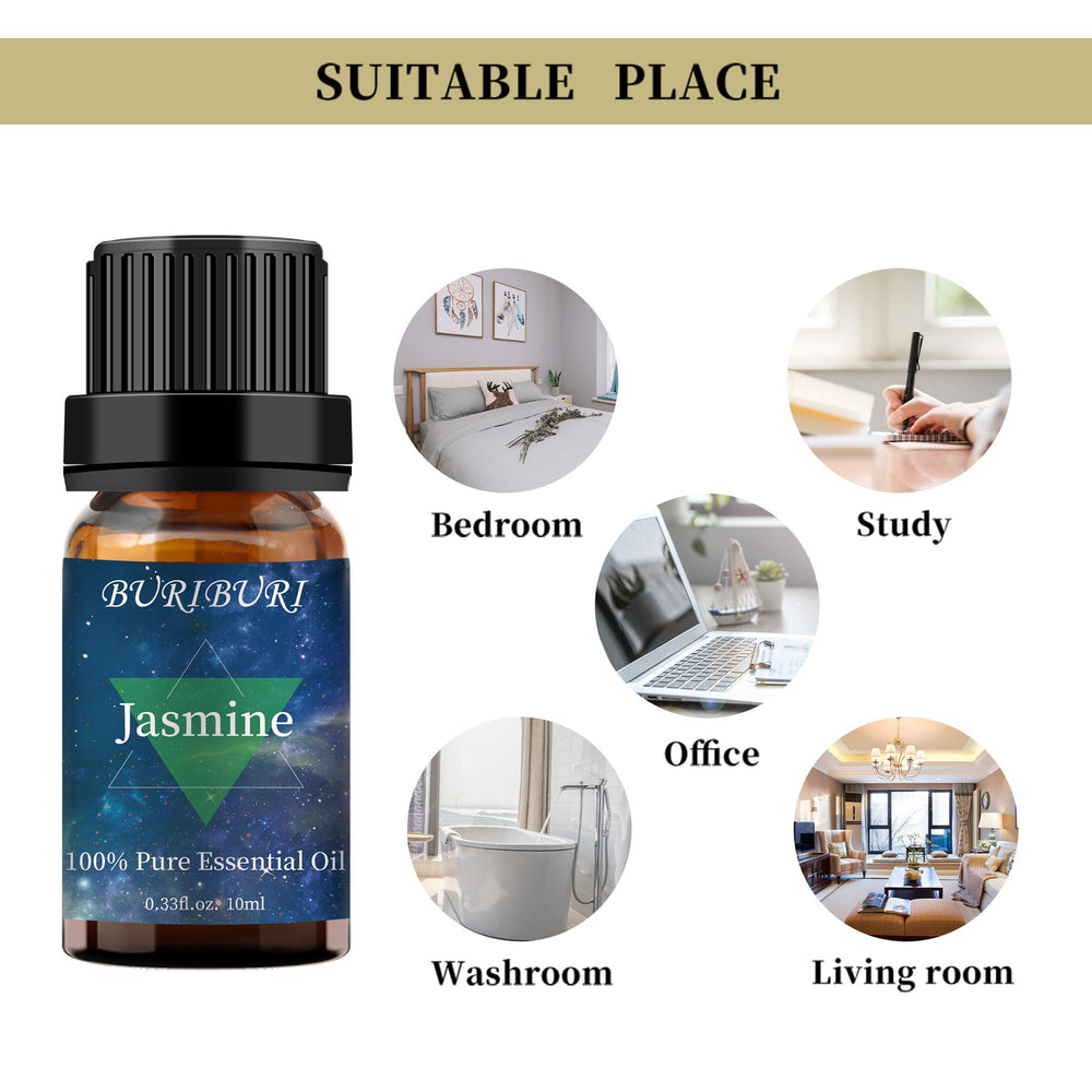 Product display: Jasmine & Eucalyptus oils 2-pack