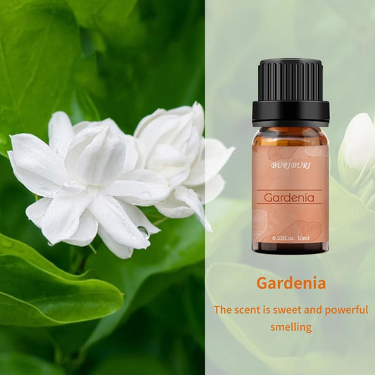 Close-up of Jasmine and Gardenia gift set labels